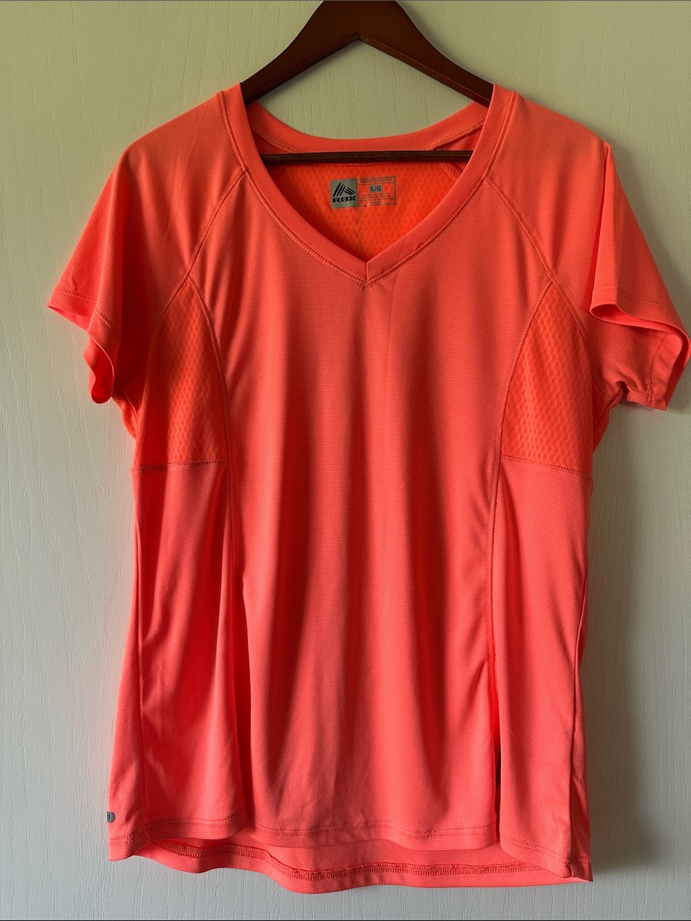 RBX Coral Crew V-Neck Short Sleeve Performance Tee